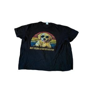 Best Golden Retriever Dad Ever T-shirt size 3XL